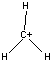 sketch of methyl cation