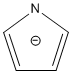 sketch of pyrrolide anion