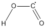 sketch of Hydrocarboxyl radical