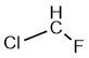 sketch of Chlorofluoromethyl radical