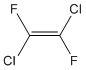 sketch of trans-1,2-dichloro-1,2-difluoroethylene