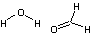 sketch of water formaldehyde dimer