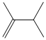 sketch of 2,3-dimethylbut-1-ene