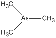 sketch of trimethyl arsine