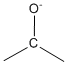 sketch of acetone anion