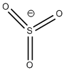 sketch of Sulfur trioxide anion