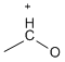 sketch of acetaldehyde cation