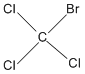 sketch of Methane, bromotrichloro-