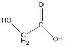 sketch of Hydroxyacetic acid