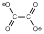 sketch of oxalate anion