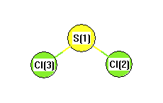 picture of Sulfur dichloride state 1 conformation 1