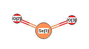 picture of Selenium dioxide state 1 conformation 1