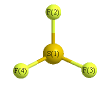 picture of Sulfur trifluoride state 1 conformation 1