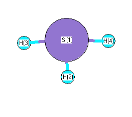 picture of Silyl radical state 1 conformation 1