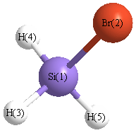 picture of bromosilane state 1 conformation 1