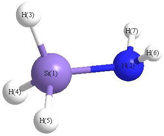 picture of Silane, amino state 1 conformation 1