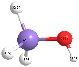 picture of silanol state 1 conformation 1