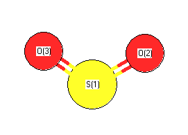 picture of Sulfur dioxide state 1 conformation 1