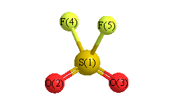 picture of Sulfuryl fluoride state 1 conformation 1
