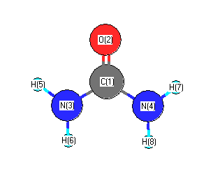 picture of Urea state 1 conformation 1