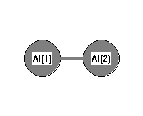 picture of Aluminum diatomic state 1 conformation 1