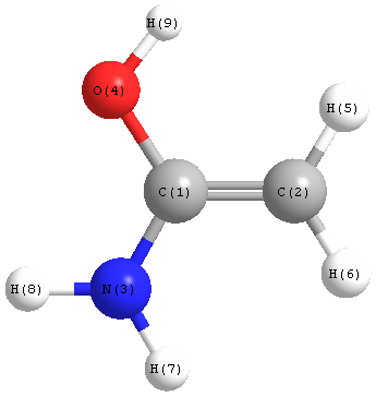 picture of 1-amino vinyl alchohol