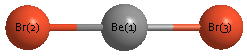 picture of Beryllium bromide state 1 conformation 1