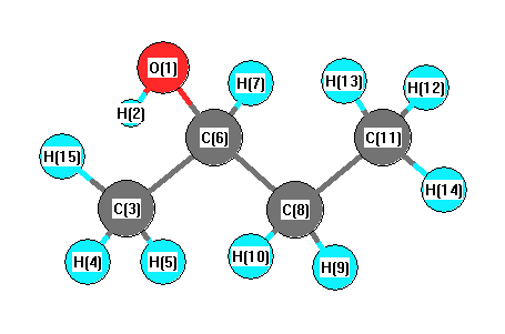 picture of 2-Butanol, (.+/-.)- state 1 conformation 1