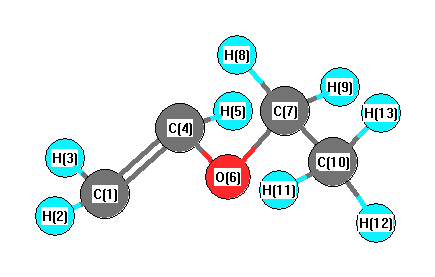 picture of Ethene, ethoxy- state 1 conformation 1
