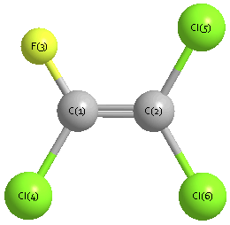 picture of fluorotrichloroethene