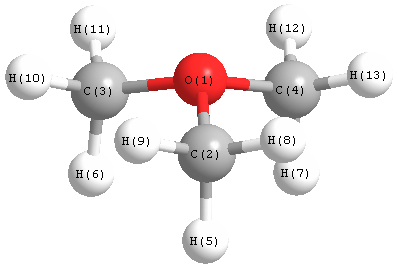picture of trimethyl oxonium cation