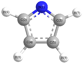 picture of pyrrolide radical state 1 conformation 1