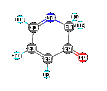 picture of 3(2H)-Pyridinone state 1 conformation 1