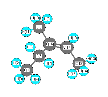 picture of (Z)-3-methylpent-2-ene state 1 conformation 1