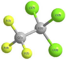 picture of 1,1,1-trifluoro-2,2,2-trichloroethane
