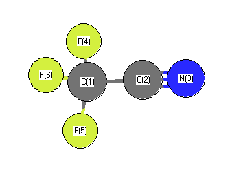 picture of Acetonitrile, trifluoro- state 1 conformation 1