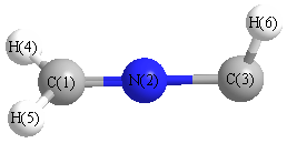 picture of methyleneaminomethylene state 1 conformation 1