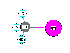 picture of methyl iodide state 1 conformation 1