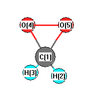 picture of Dioxirane state 1 conformation 1