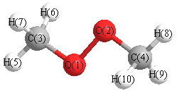picture of dimethylperoxide state 1 conformation 1