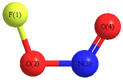 picture of Nitrosyl hypofluorite state 1 conformation 1