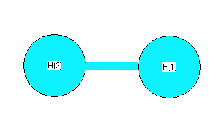 picture of Hydrogen diatomic state 1 conformation 1