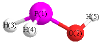 picture of Phosphinous acid state 1 conformation 2
