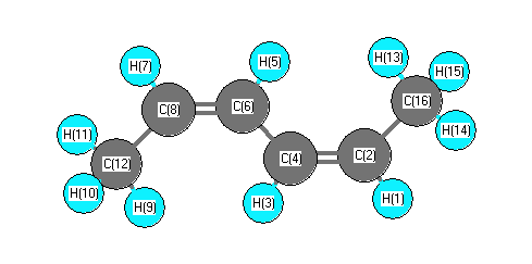 picture of 2,4-Hexadiene, (Z,Z)- state 1 conformation 1