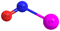 picture of Nitrosyl iodide state 1 conformation 1