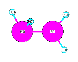 picture of Diphosphine state 1 conformation 1