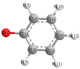 picture of phenoxy radical state 1 conformation 1