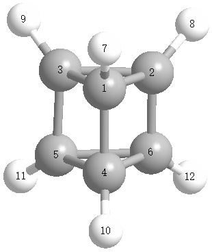 picture of Prismane state 1 conformation 1