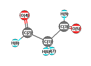 picture of propanedial state 1 conformation 1