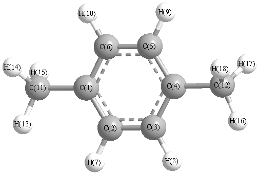 picture of paraxylene